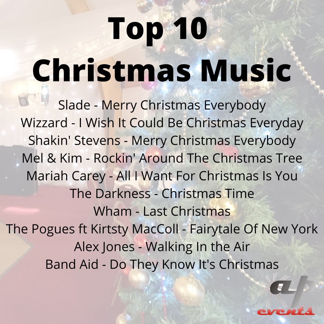 Top 10 Christmas floor fillers