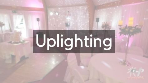 Transform your venue with uplighters